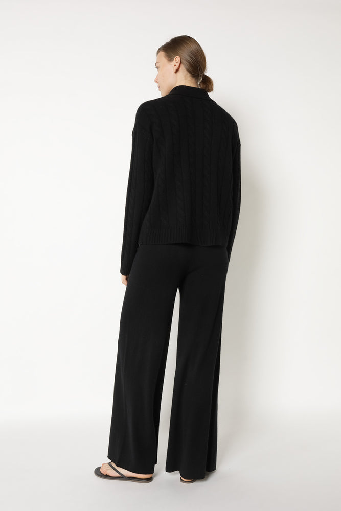 pure cable polo jumper