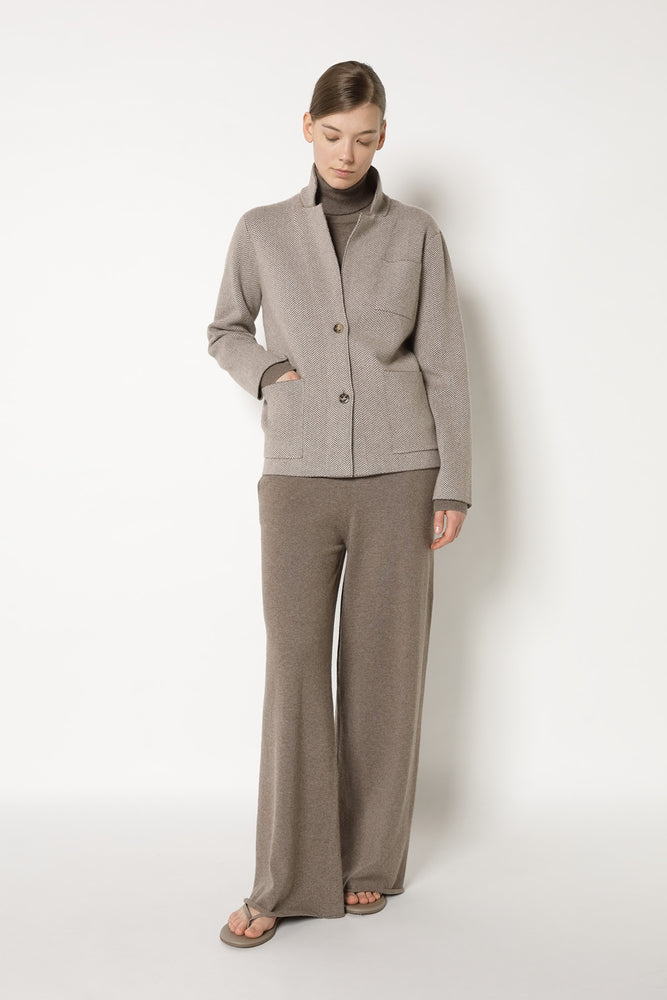 slim herringbone 2 button jacket