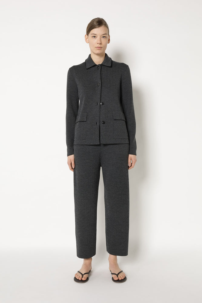 herringbone shirt jacket