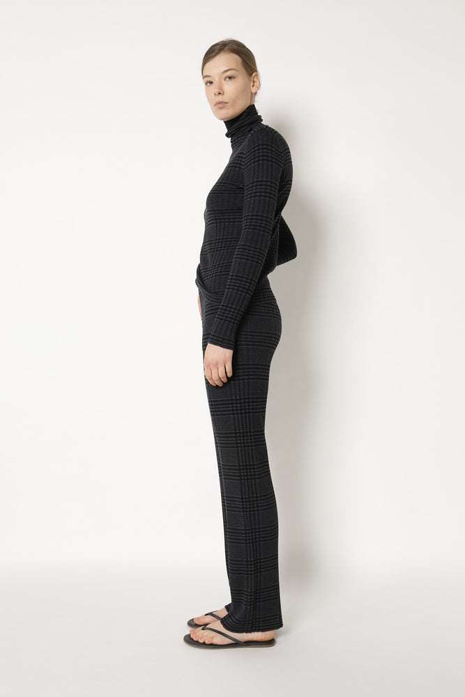 extrafine checked pants