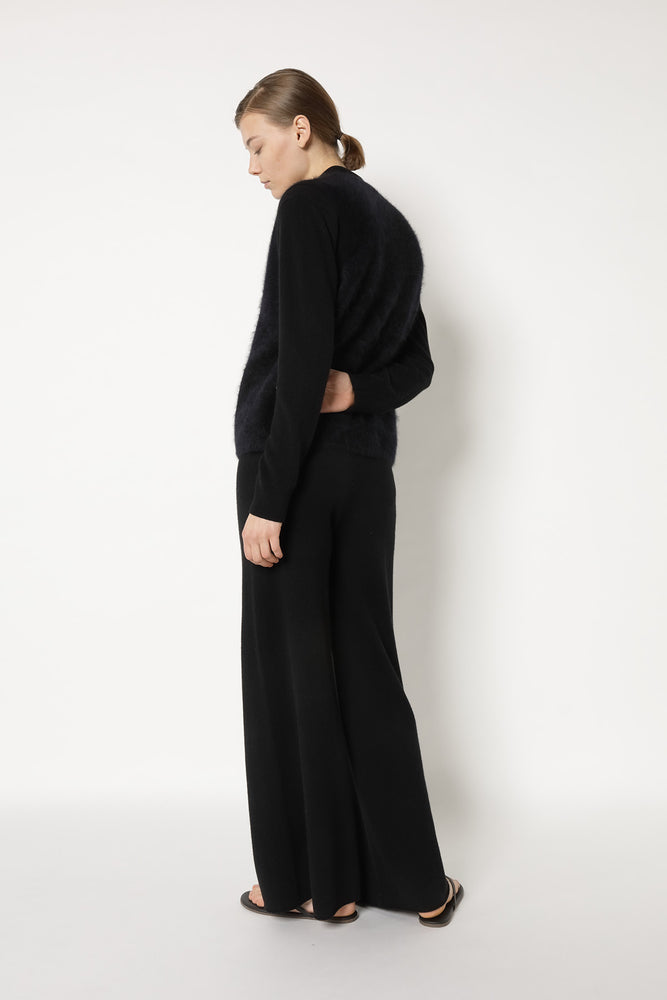 furry deep V slipover